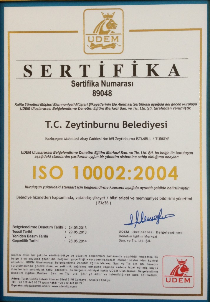zeytinburnu-iso-10002-belgesi-sertifika