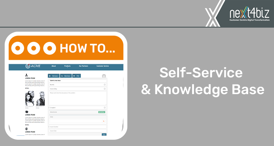 How Self-Service and Knowledge Base Works