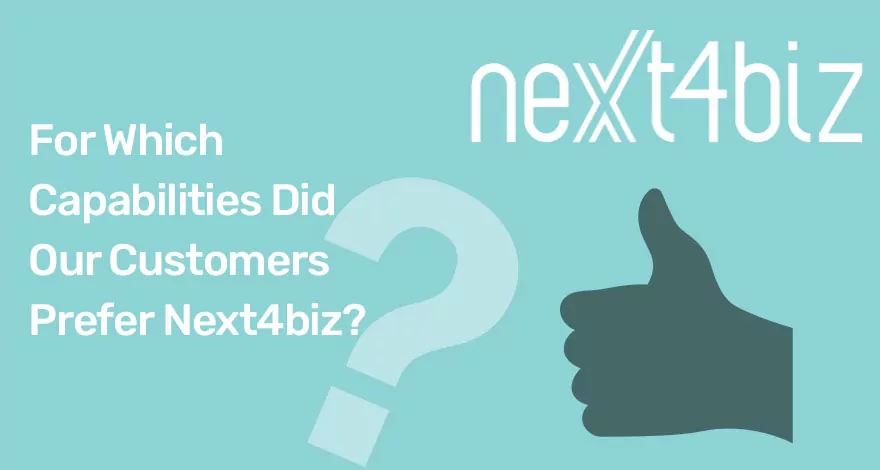 For Which Capabilities Did Our Customers Prefer Next4biz?